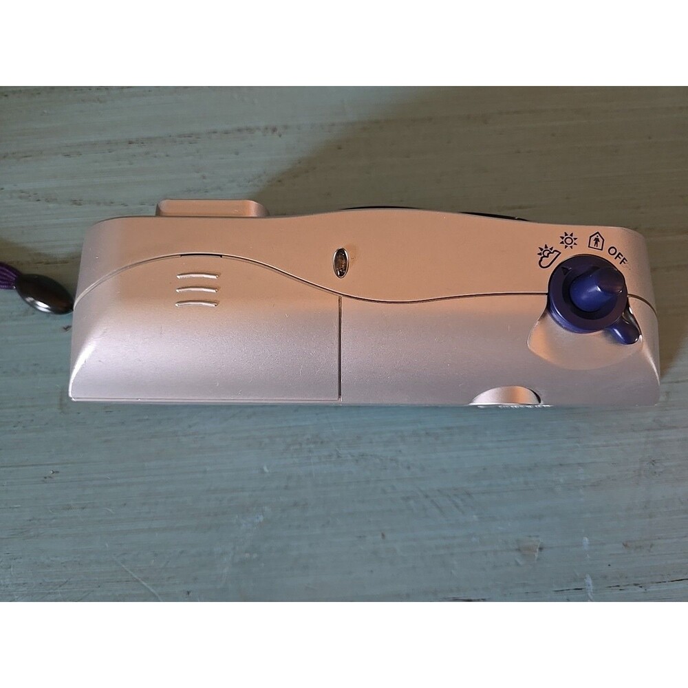 Y2K Polaroid i-Zone Instant Film Pocket Camera Silver Black 2 AA Batteries/Film - Picture 10 of 11